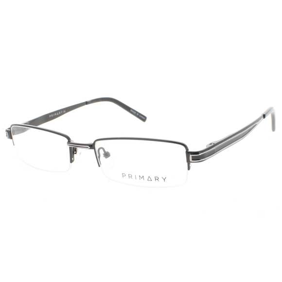 PRIMARY PN109-BLACK/GUNMETAL-53 Eyeglasses Eye Glasses BLACK/GUNMETAL BLACK/GUNM - Picture 1 of 1
